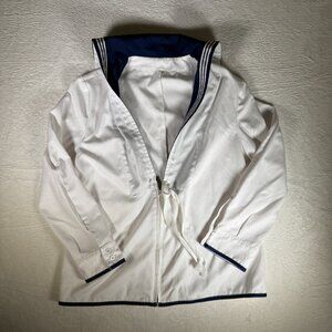 Royal Navy RN Middy Man's White Jumper Class II V023 8405-99-869-1721 176/104/88